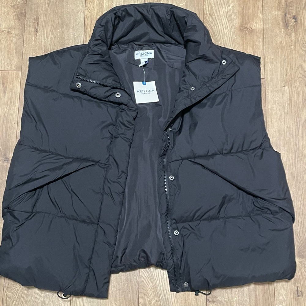 Arizona Black Puffer Vest